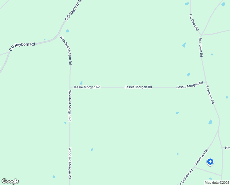 map of restaurants, bars, coffee shops, grocery stores, and more near 1076 Jessie Morgan Road in Jayess