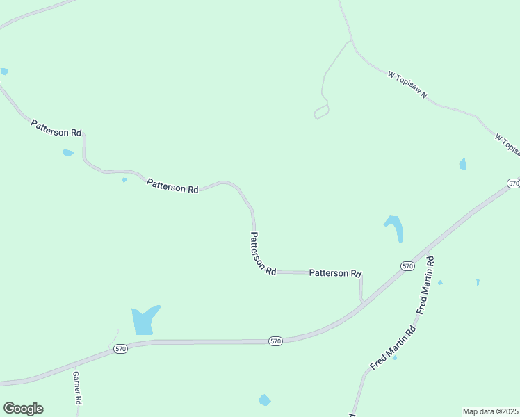 map of restaurants, bars, coffee shops, grocery stores, and more near 1103 Patterson Road in Ruth