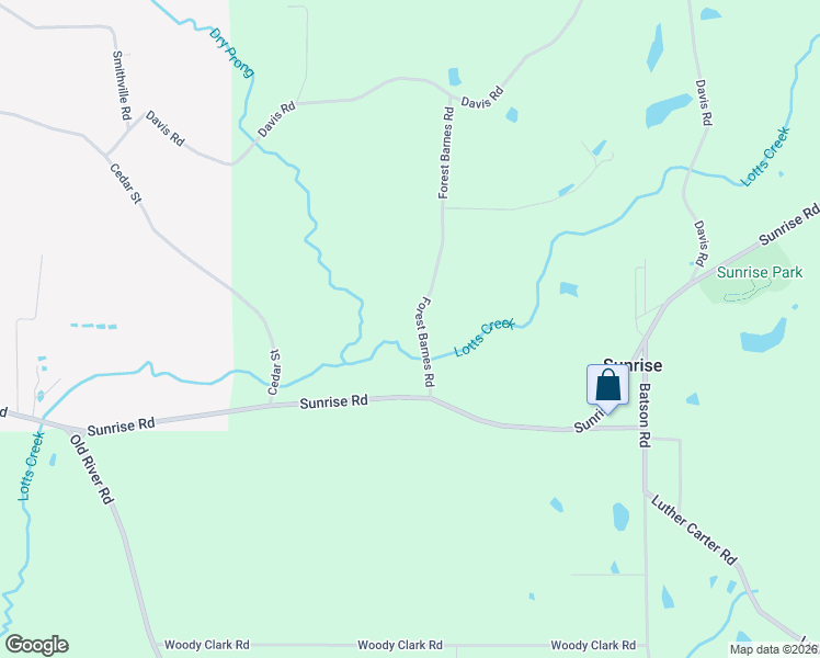 map of restaurants, bars, coffee shops, grocery stores, and more near 53 Forest Barnes Road in Petal