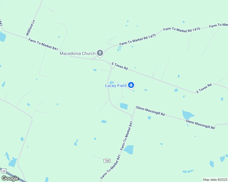map of restaurants, bars, coffee shops, grocery stores, and more near 6105 Farm-To-Market 841 in Lufkin