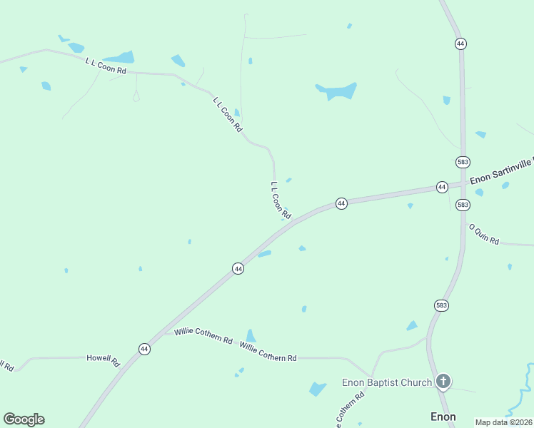 map of restaurants, bars, coffee shops, grocery stores, and more near 6 L L Coon Road in Jayess