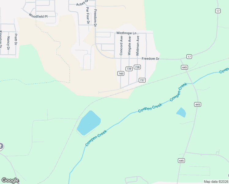 map of restaurants, bars, coffee shops, grocery stores, and more near 439 County Road 737 in Enterprise