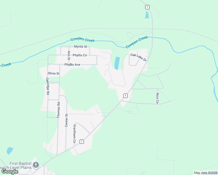map of restaurants, bars, coffee shops, grocery stores, and more near 75 Spearhead Drive in Enterprise