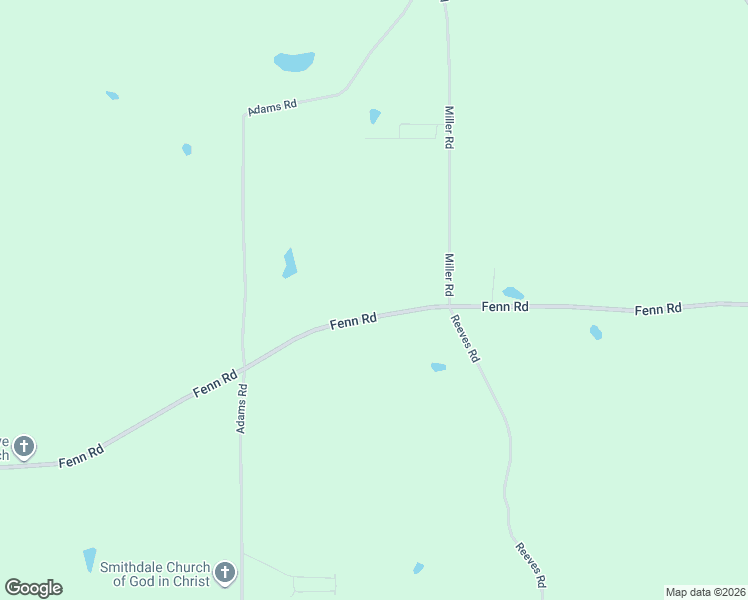 map of restaurants, bars, coffee shops, grocery stores, and more near 5803-5891 Fenn Road in Smithdale