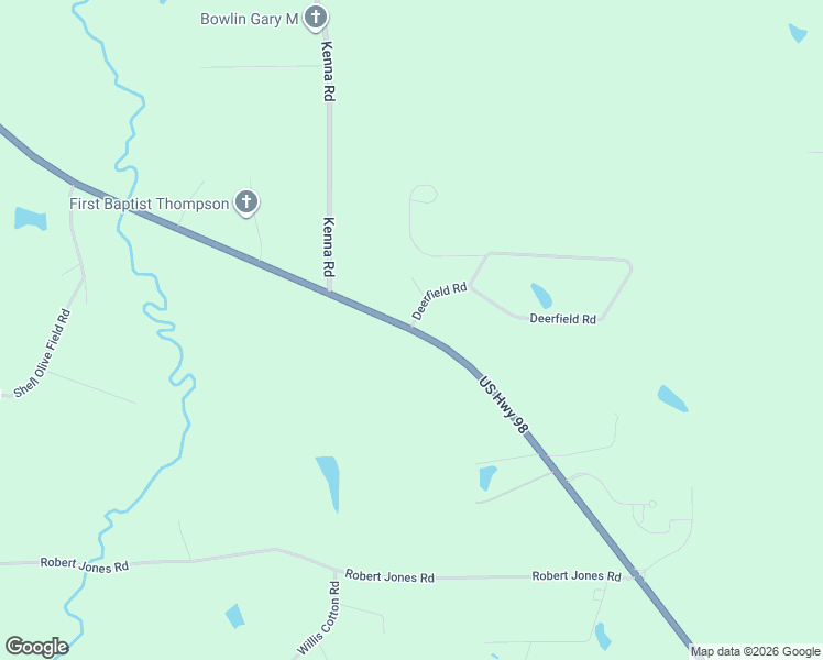 map of restaurants, bars, coffee shops, grocery stores, and more near 2070 U.S. 98 in Summit