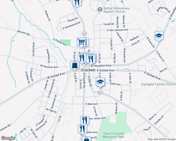 map of restaurants, bars, coffee shops, grocery stores, and more near in 