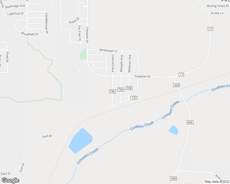 map of restaurants, bars, coffee shops, grocery stores, and more near 123 County Road 740 in Enterprise