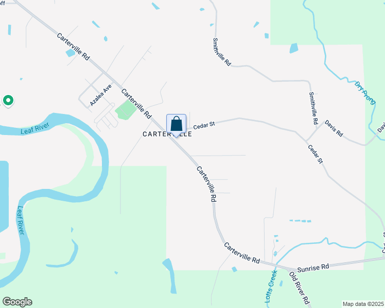 map of restaurants, bars, coffee shops, grocery stores, and more near 105 Van Slyke Lane in Petal