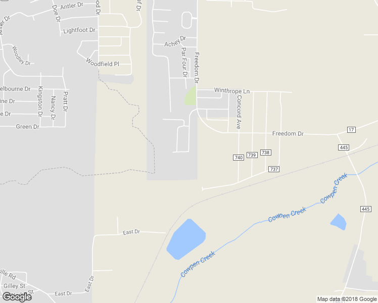 map of restaurants, bars, coffee shops, grocery stores, and more near 298 Southern Winds Drive in Enterprise