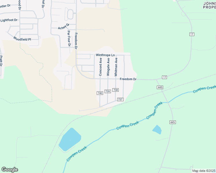 map of restaurants, bars, coffee shops, grocery stores, and more near 109 Co Rd 739 in Enterprise