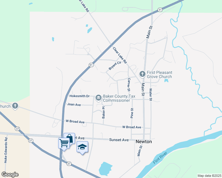 map of restaurants, bars, coffee shops, grocery stores, and more near 245 Kegler Street in Newton