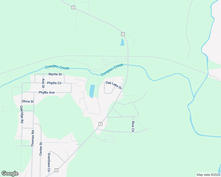 map of restaurants, bars, coffee shops, grocery stores, and more near 42 Southern Drive in Daleville