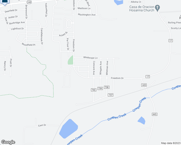 map of restaurants, bars, coffee shops, grocery stores, and more near 120 Claremont Avenue in Enterprise