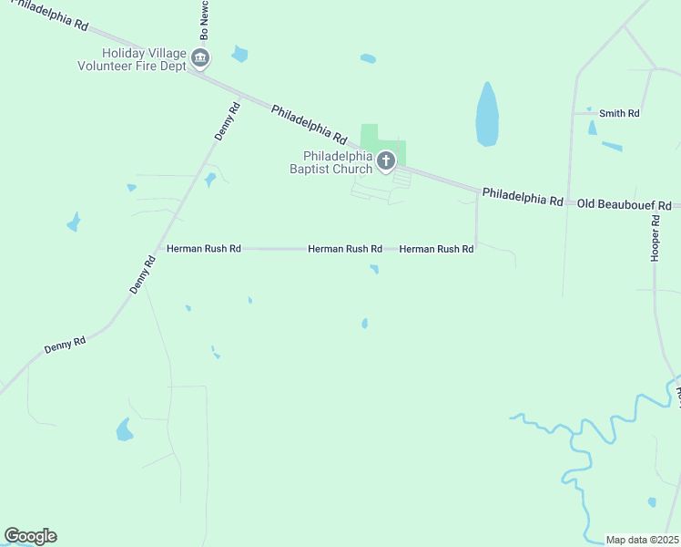 map of restaurants, bars, coffee shops, grocery stores, and more near 99 Herman Rush Road in Deville