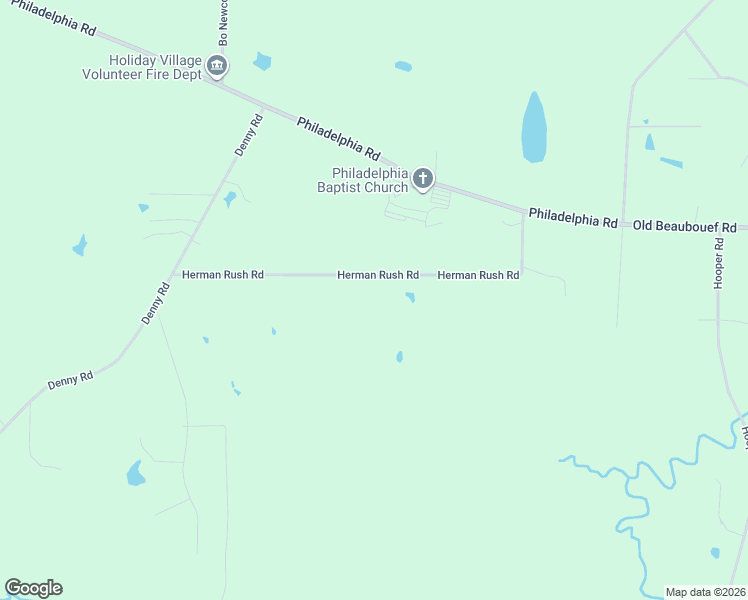 map of restaurants, bars, coffee shops, grocery stores, and more near 99 Herman Rush Road in Deville