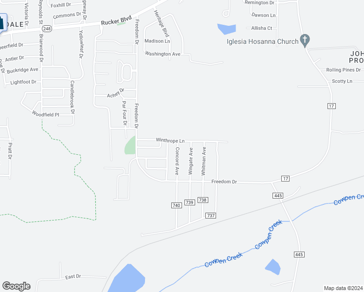 map of restaurants, bars, coffee shops, grocery stores, and more near 176 Concord Avenue in Enterprise