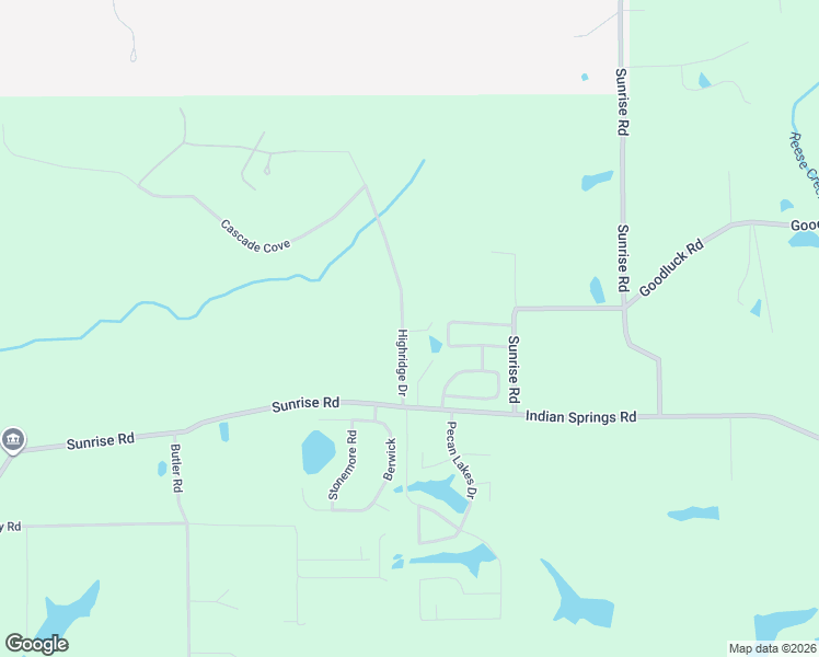 map of restaurants, bars, coffee shops, grocery stores, and more near 126 Highridge Drive in Petal