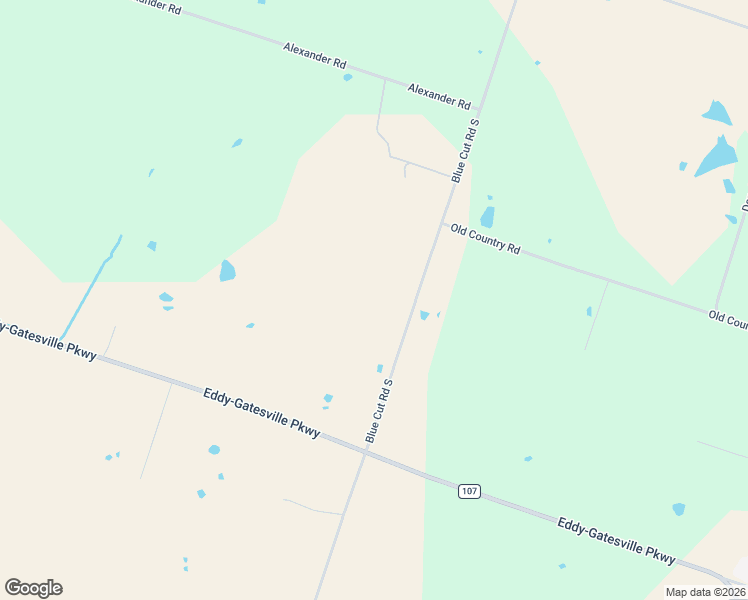 map of restaurants, bars, coffee shops, grocery stores, and more near 1708 Blue Cut Road South in Moody