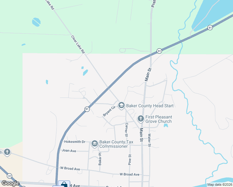 map of restaurants, bars, coffee shops, grocery stores, and more near 2709 Clear Lake Road in Newton