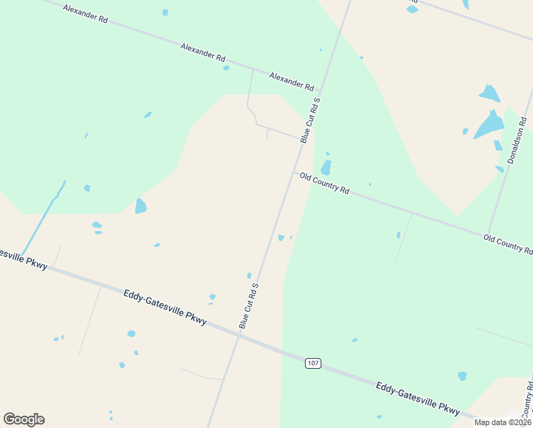 map of restaurants, bars, coffee shops, grocery stores, and more near 1708 Blue Cut Road South in Moody