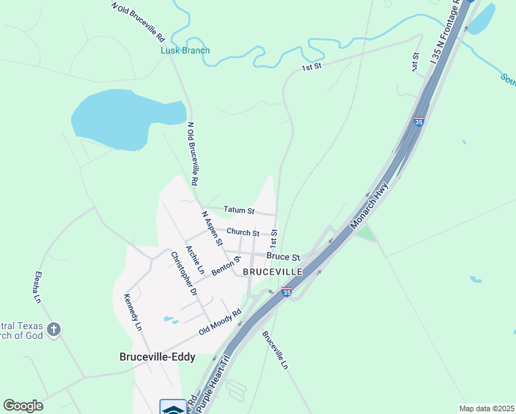 map of restaurants, bars, coffee shops, grocery stores, and more near 410 Tatum Street in Bruceville-Eddy