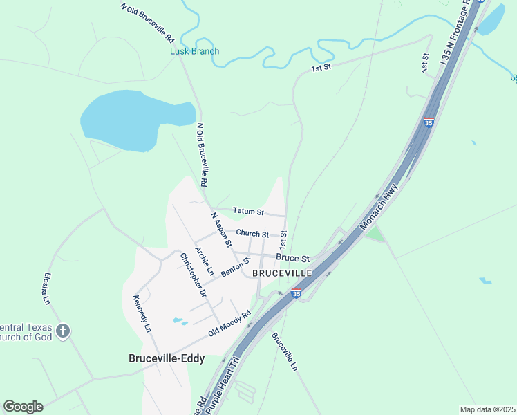 map of restaurants, bars, coffee shops, grocery stores, and more near 410 Tatum St in Bruceville-Eddy