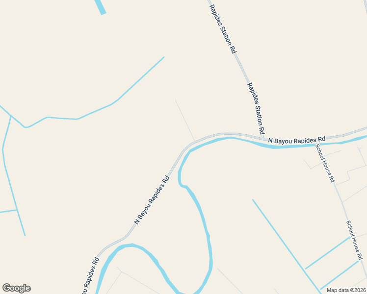 map of restaurants, bars, coffee shops, grocery stores, and more near 432 North Bayou Rapides Road in Alexandria