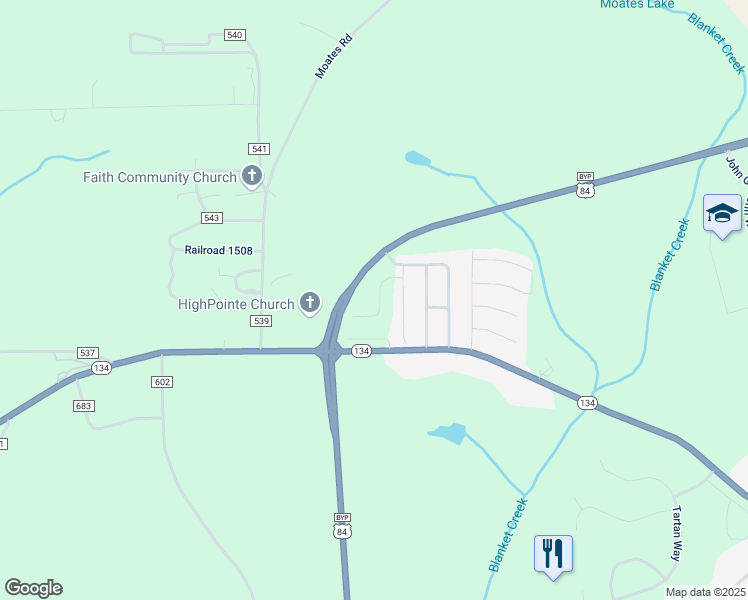 map of restaurants, bars, coffee shops, grocery stores, and more near 234 Boll Weevil Circle in Enterprise