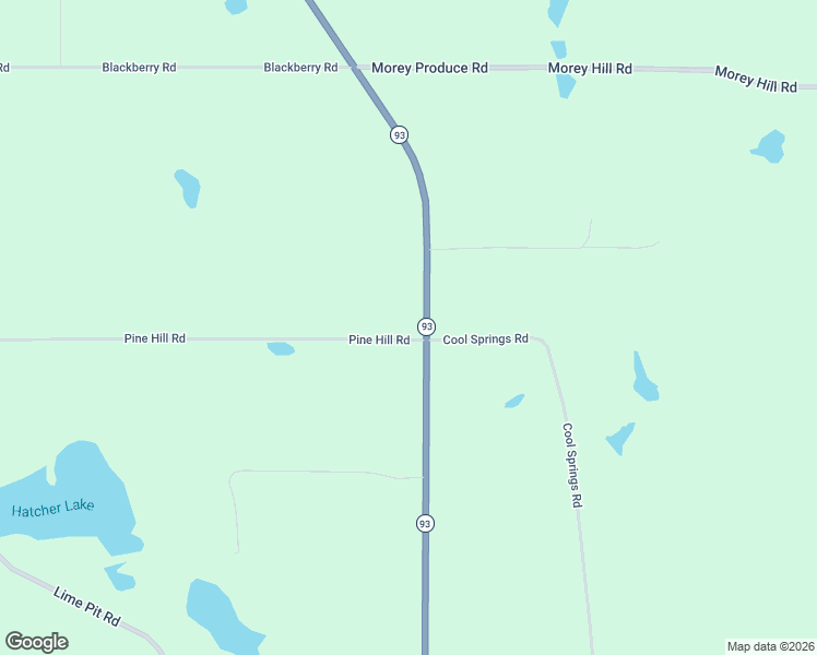 map of restaurants, bars, coffee shops, grocery stores, and more near 514 Pine Hill Road in Baconton