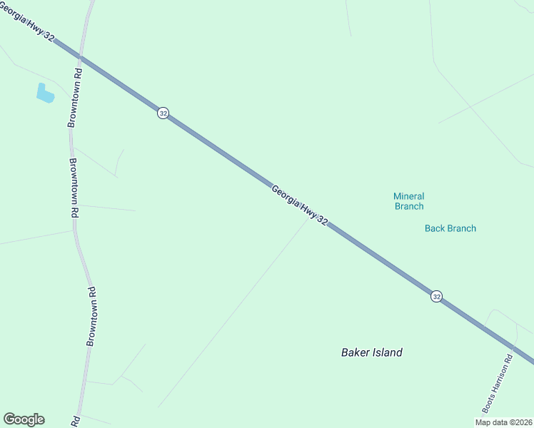 map of restaurants, bars, coffee shops, grocery stores, and more near 16462 Georgia 32 in Hortense