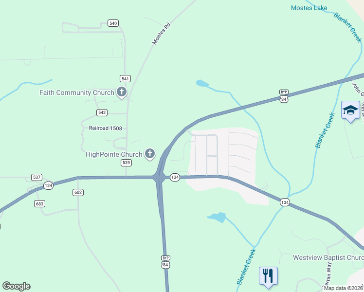 map of restaurants, bars, coffee shops, grocery stores, and more near 234-256 Boll Weevil Circle in Enterprise