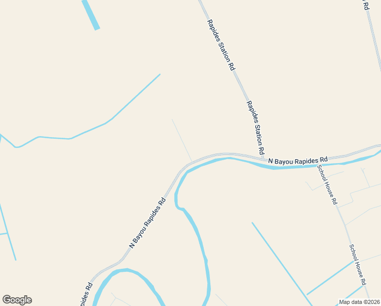 map of restaurants, bars, coffee shops, grocery stores, and more near 432 North Bayou Rapides Road in Alexandria