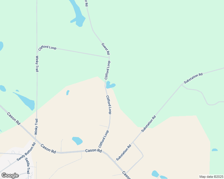 map of restaurants, bars, coffee shops, grocery stores, and more near 1224 Clifford Loop in Blackshear