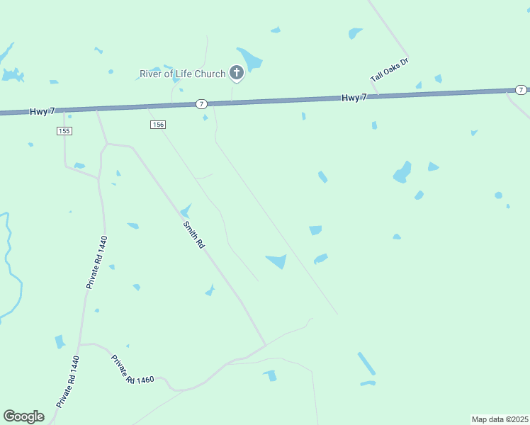map of restaurants, bars, coffee shops, grocery stores, and more near Private Road 1465 in Leon County