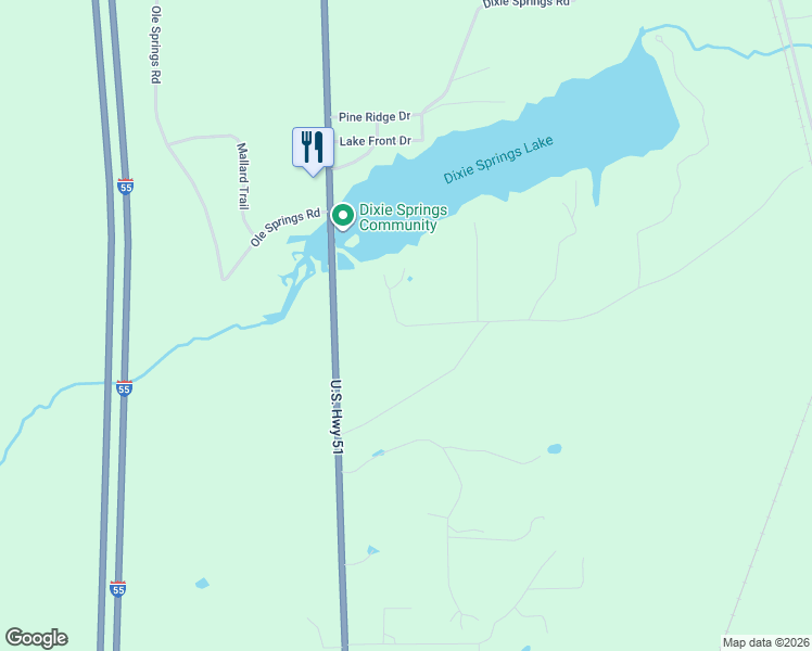 map of restaurants, bars, coffee shops, grocery stores, and more near Periwinkle Dr in Summit