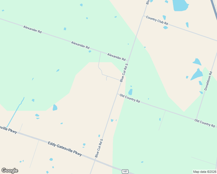 map of restaurants, bars, coffee shops, grocery stores, and more near 1494 Blue Cut Road South in Moody