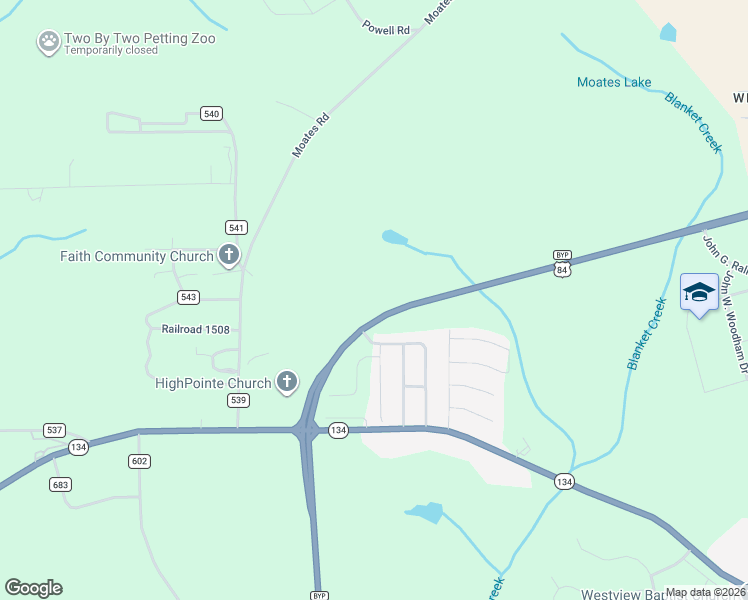 map of restaurants, bars, coffee shops, grocery stores, and more near 231-463 Boll Weevil Circle in Enterprise