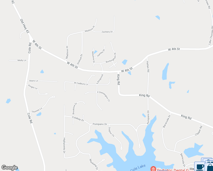 map of restaurants, bars, coffee shops, grocery stores, and more near East Cadbury Lane in Hattiesburg