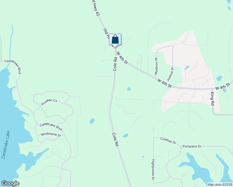 map of restaurants, bars, coffee shops, grocery stores, and more near 592 Cole Road in Hattiesburg