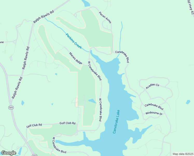 map of restaurants, bars, coffee shops, grocery stores, and more near 234 W Canebrake Blvd in Hattiesburg