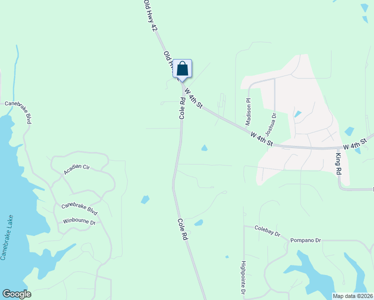 map of restaurants, bars, coffee shops, grocery stores, and more near 592 Cole Road in Hattiesburg