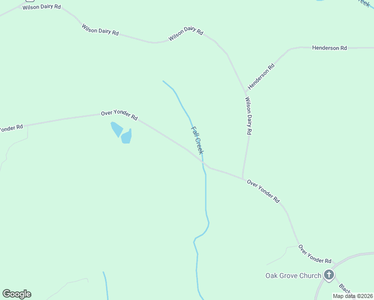 map of restaurants, bars, coffee shops, grocery stores, and more near Over Yonder Road in Andalusia