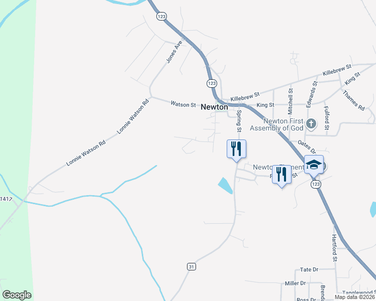 map of restaurants, bars, coffee shops, grocery stores, and more near 179 Knight Circle in Newton