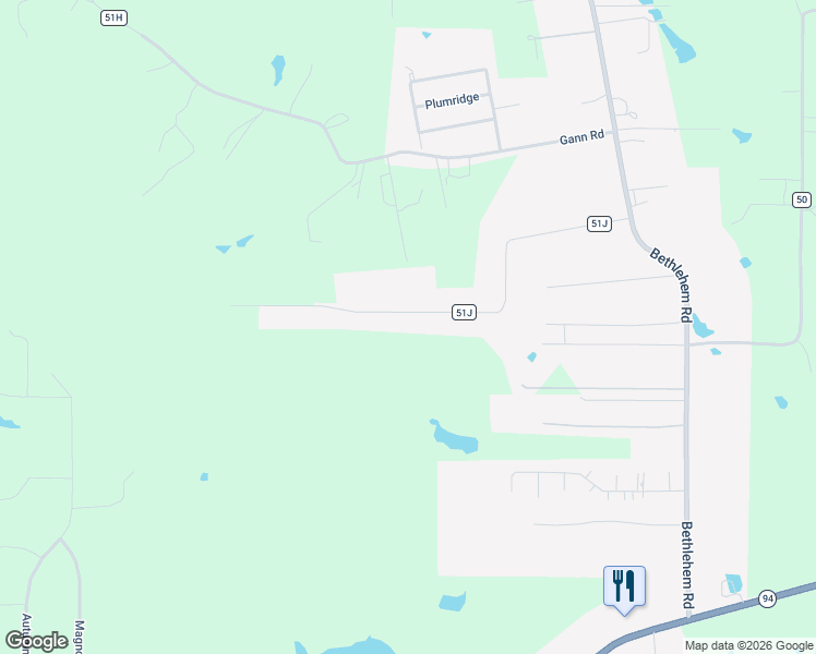 map of restaurants, bars, coffee shops, grocery stores, and more near 821 Roper Road in Lufkin