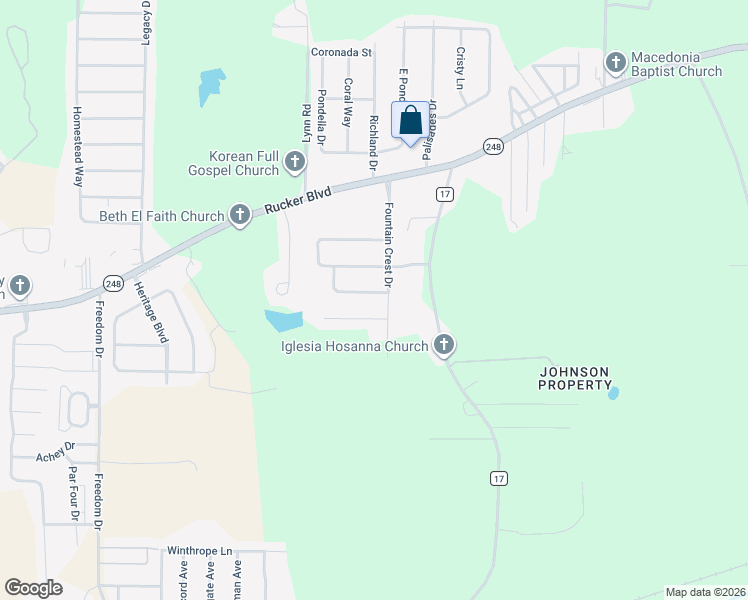 map of restaurants, bars, coffee shops, grocery stores, and more near 114 Dawson Lane in Enterprise