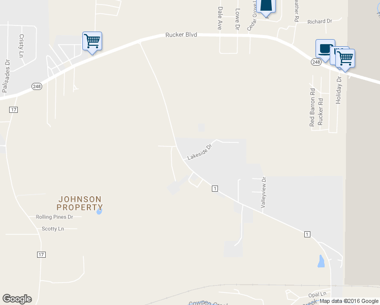 map of restaurants, bars, coffee shops, grocery stores, and more near 49 Lakeside Drive in Enterprise