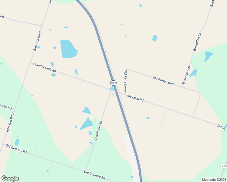 map of restaurants, bars, coffee shops, grocery stores, and more near Country Club Road in Moody