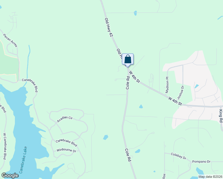 map of restaurants, bars, coffee shops, grocery stores, and more near 627 Cole Road in Hattiesburg