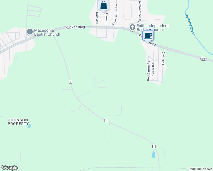 map of restaurants, bars, coffee shops, grocery stores, and more near 307 Lakeside Drive in Enterprise