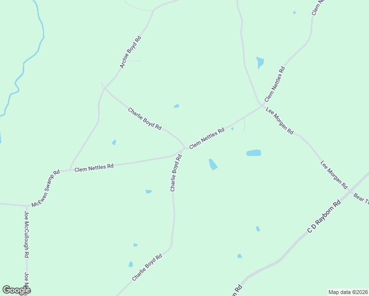 map of restaurants, bars, coffee shops, grocery stores, and more near 1175 Clem Nettles Road in Jayess